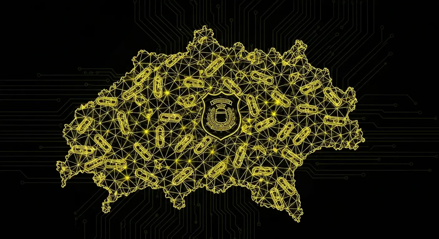 Illustratie van regionale autoriteitsopbouw