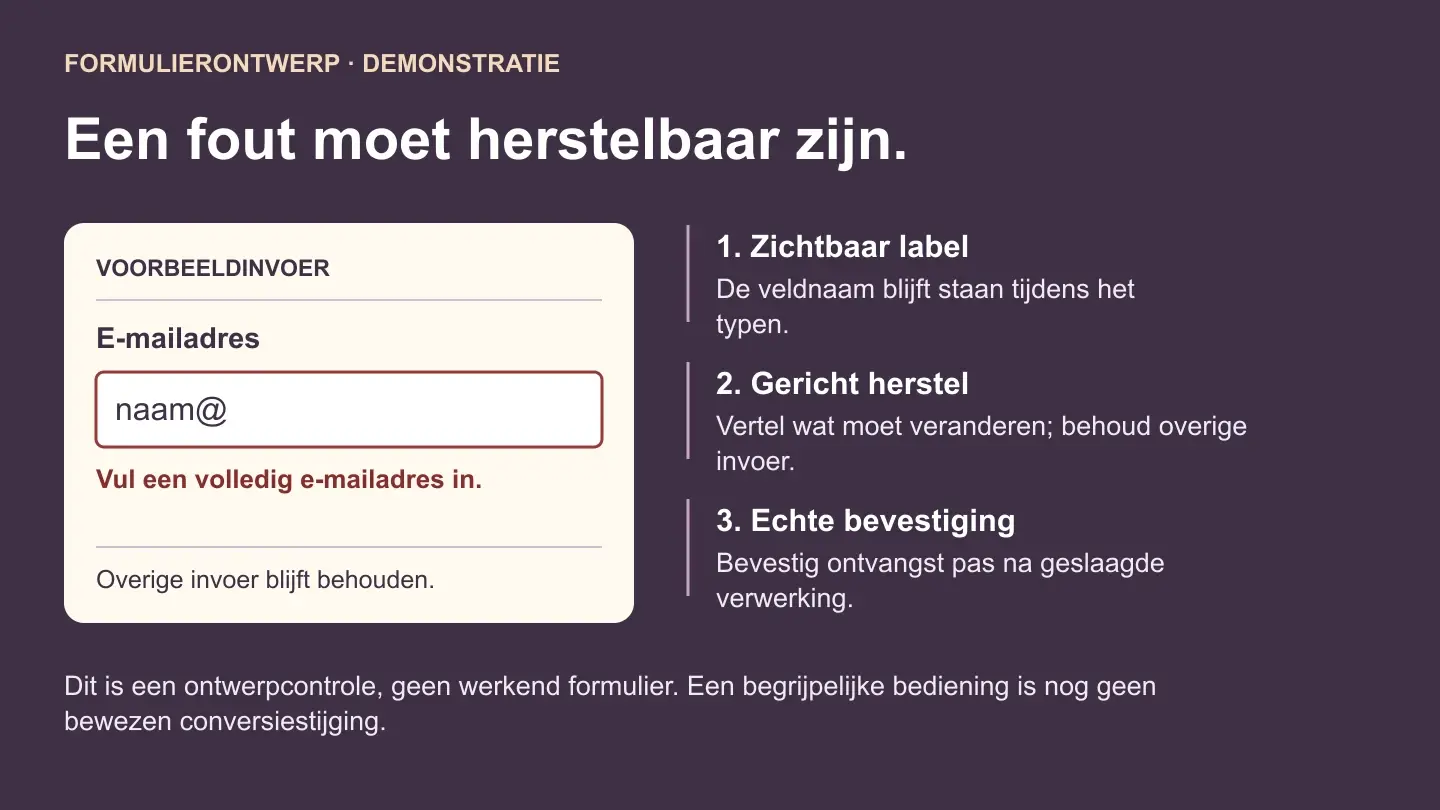 Conversie-optimalisatie: onderzoek, formulieren en betrouwbare tests