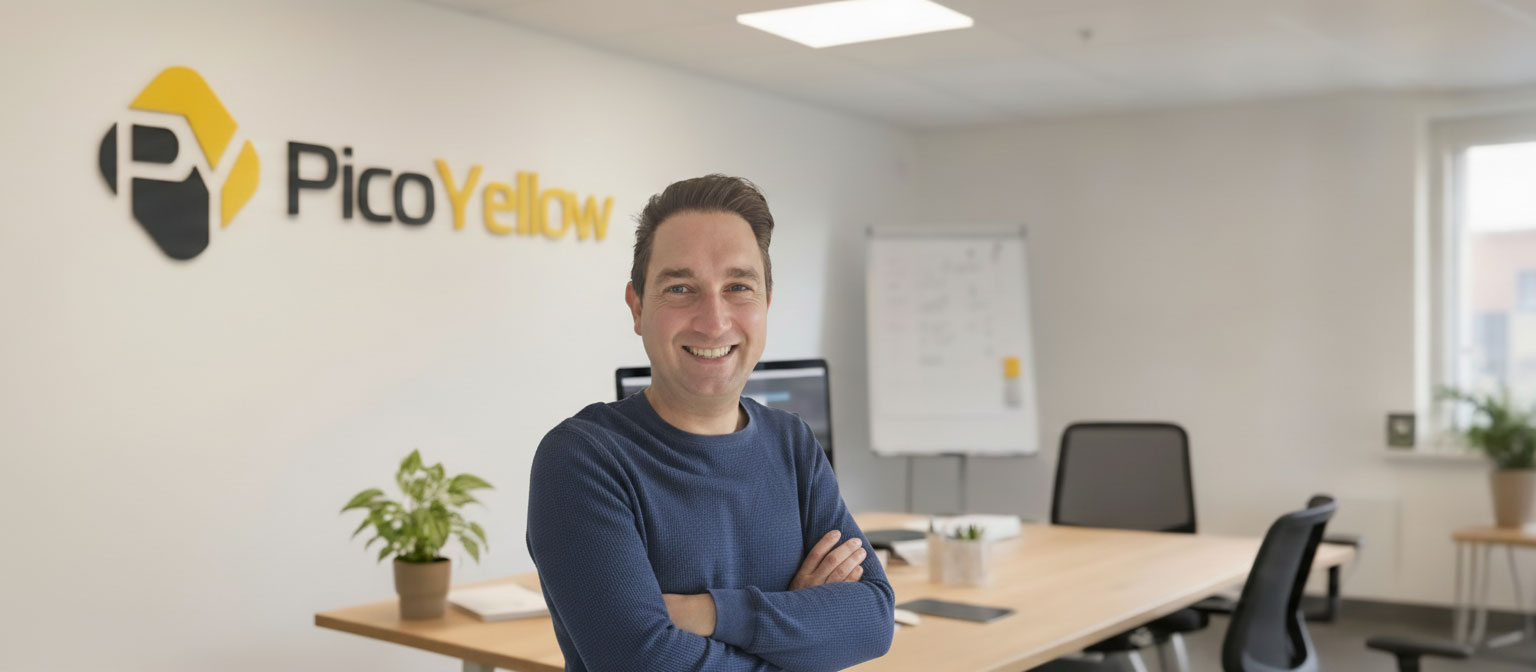 Robin Geelen, oprichter van Pico Yellow